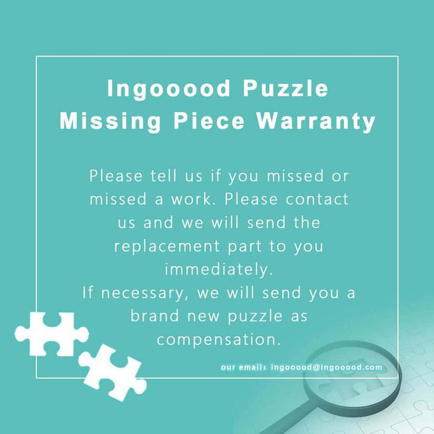 Ingooood Wooden Jigsaw Puzzle 1000 Piece - AMERIGO HORSE - Ingooood jigsaw puzzle 1000 piece