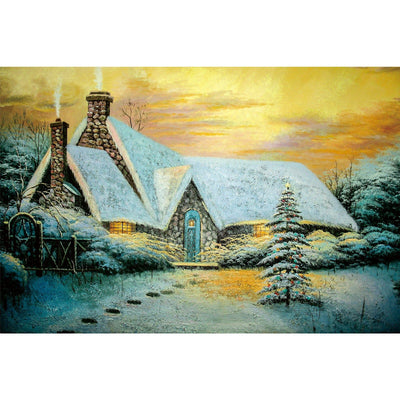 Ingooood Wooden Jigsaw Puzzle 1000 Pieces for Adult-Winter scenery - Ingooood jigsaw puzzle 1000 piece