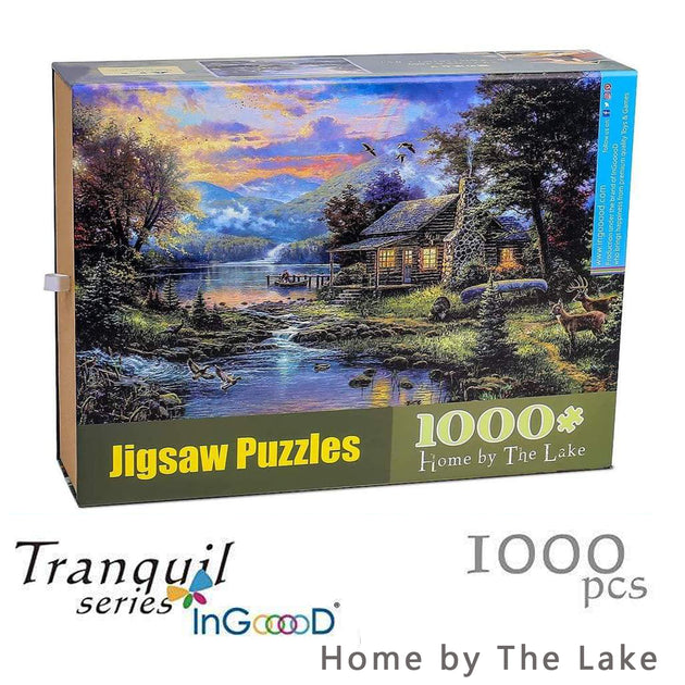 Ingooood- Jigsaw Puzzles 1000 Pieces for Adult- Tranquil Series- Home