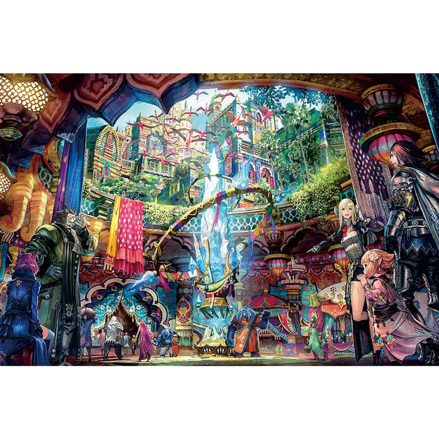 Ingooood Wooden Jigsaw Puzzle 1000 Piece - Fairy tale town