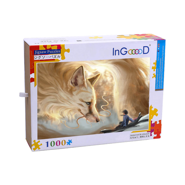 Ingooood Wooden Jigsaw Puzzle 1000 Pieces for Adult-Golden Fox - Ingooood jigsaw puzzle 1000 piece