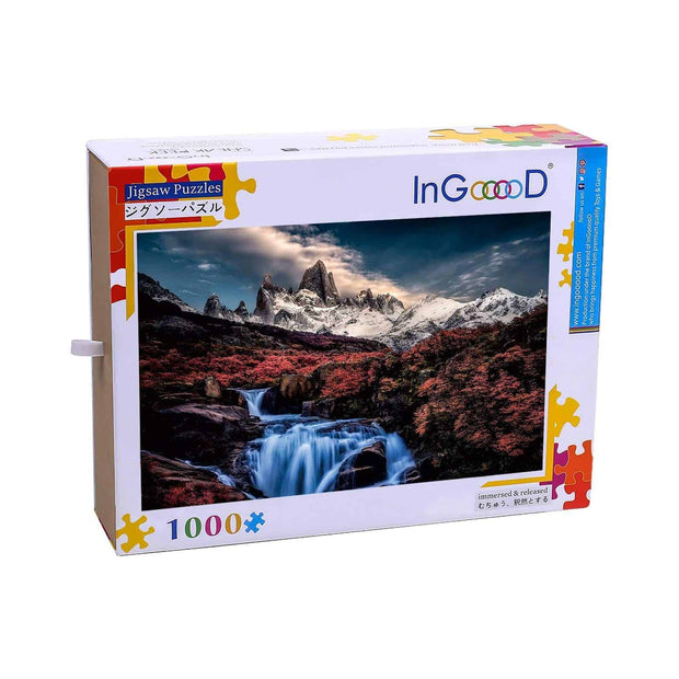 Ingooood-Jigsaw Puzzle 1000 Pieces-Sneak Peek Series-Autumn scenery_IG-1552 Entertainment Toys for Adult Graduation or Birthday Gift Home Decor - Ingooood_US
