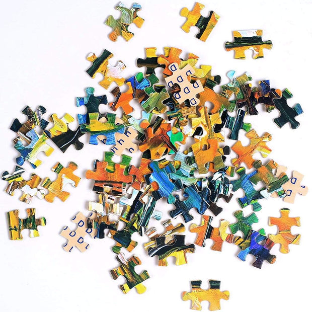 Ingooood Wooden Jigsaw Puzzle 1000 Pieces for Adult - Rainy Night Walk - Ingooood