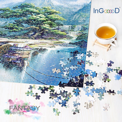 Turn your finished puzzle into a textured gift