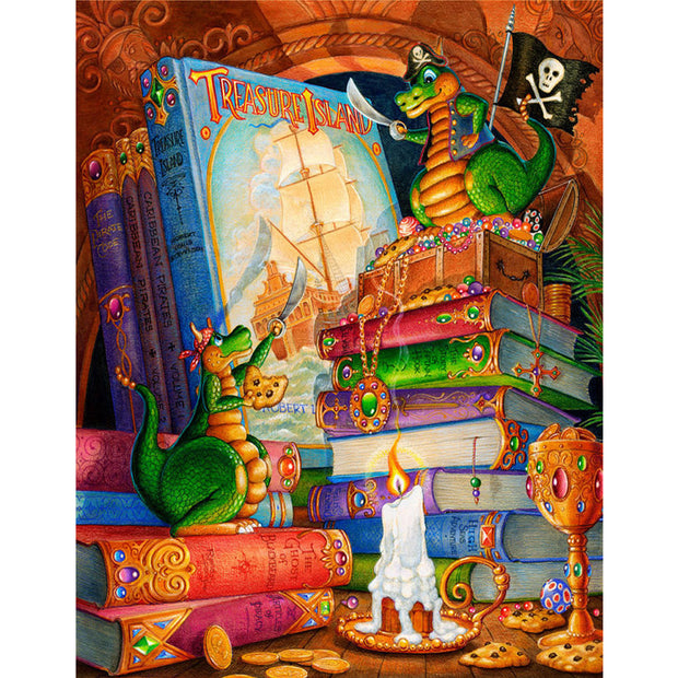 Ingooood Wooden Jigsaw Puzzle 1000 Piece - Pirate Dreamer - Ingooood jigsaw puzzle 1000 piece