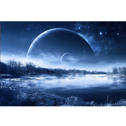 Ingooood Wooden Jigsaw Puzzle 1000 Piece - Planetary Winter - Ingooood jigsaw puzzle 1000 piece