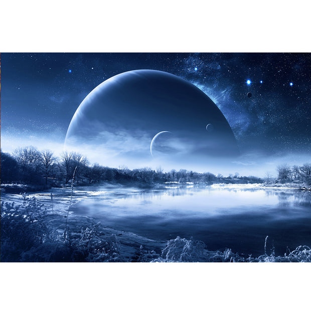 Ingooood Wooden Jigsaw Puzzle 1000 Piece - Planetary Winter - Ingooood jigsaw puzzle 1000 piece