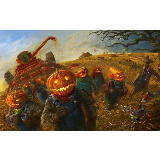 Ingooood Jigsaw Puzzle 1000 Pieces- Running Pumpkin - Entertainment Toys for Adult Special Graduation or Birthday Gift Home Decor - Ingooood jigsaw puzzle 1000 piece