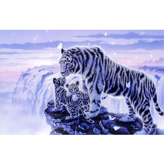 Ingooood Jigsaw Puzzle 1000 Pieces- White Tiger  - Entertainment Toys for Adult Special Graduation or Birthday Gift Home Decor - Ingooood jigsaw puzzle 1000 piece