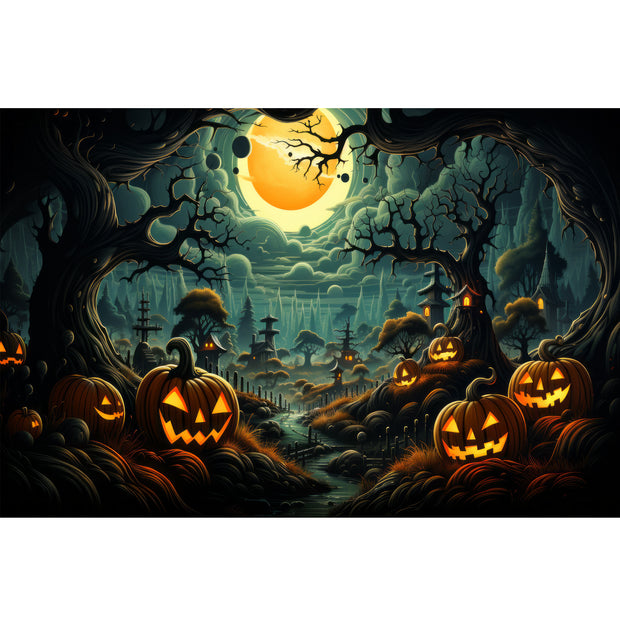 Ingooood Jigsaw Puzzle 1000 Pieces- Forest Halloween - Entertainment Toys for Adult Special Graduation or Birthday Gift Home Decor - Ingooood jigsaw puzzle 1000 piece