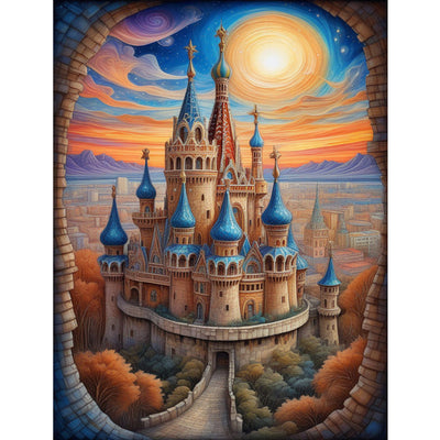 Ingooood Jigsaw Puzzle 1000 Pieces- Fairy Castle - Entertainment Toys for Adult Special Graduation or Birthday Gift Home Decor - Ingooood jigsaw puzzle 1000 piece