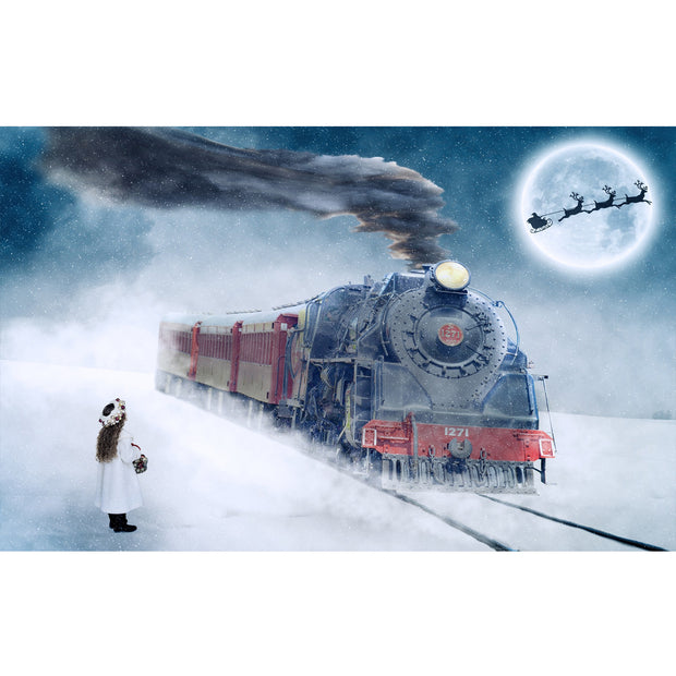 Ingooood Jigsaw Puzzle 1000 Pieces- Christmas Series- Christmas train - Entertainment Toys for Adult Special Graduation or Birthday Gift Home Decor - Ingooood jigsaw puzzle 1000 piece