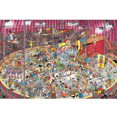 Ingooood Wooden Jigsaw Puzzle 1000 Piece - Crazy Circus - Ingooood jigsaw puzzle 1000 piece