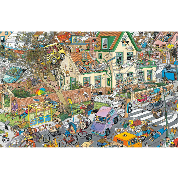 Ingooood Wooden Jigsaw Puzzle 1000 Piece - Crazy Racing - Ingooood jigsaw puzzle 1000 piece