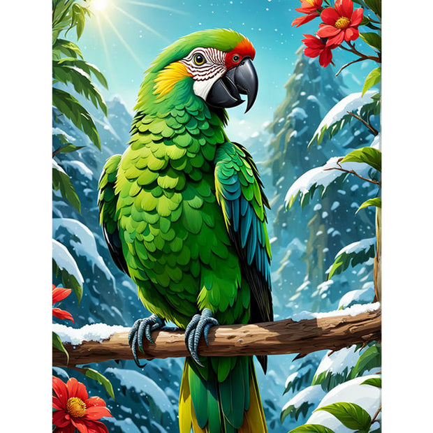 Ingooood Jigsaw Puzzle 1000 Pieces- Winter Parrot - Entertainment Toys for Adult Special Graduation or Birthday Gift Home Decor - Ingooood jigsaw puzzle 1000 piece