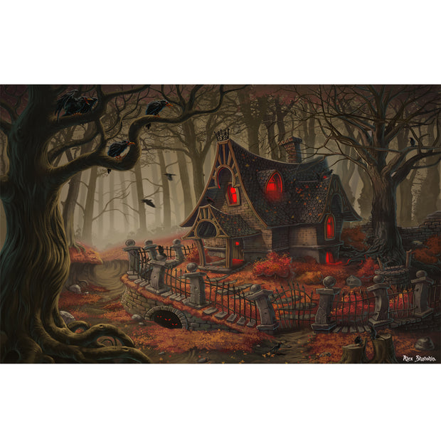 Ingooood Jigsaw Puzzle 1000 Pieces- Halloween Series- Hunter's Lodge - Entertainment Toys for Adult Special Graduation or Birthday Gift Home Decor - Ingooood jigsaw puzzle 1000 piece
