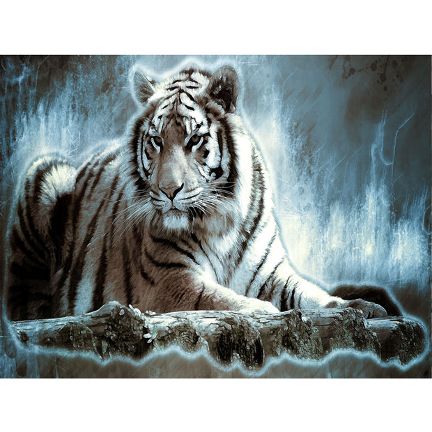 Ingooood Jigsaw Puzzle 1000 Pieces- White Tiger Rest - Entertainment Toys for Adult Special Graduation or Birthday Gift Home Decor - Ingooood jigsaw puzzle 1000 piece