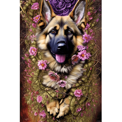 Ingooood Wooden Jigsaw Puzzle 1000 Piece - Sheepdog - Ingooood jigsaw puzzle 1000 piece