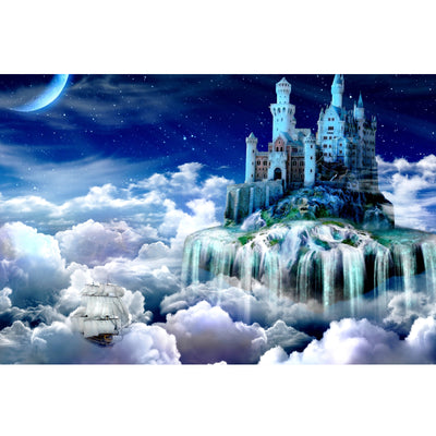 Ingooood Jigsaw Puzzle 1000 Pieces- Castle in the Clouds - Entertainment Toys for Adult Special Graduation or Birthday Gift Home Decor - Ingooood jigsaw puzzle 1000 piece