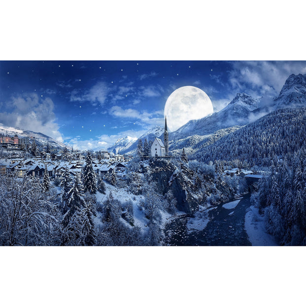 Ingooood Jigsaw Puzzle 1000 Pieces- the bright moon and cold winter - Entertainment Toys for Adult Special Graduation or Birthday Gift Home Decor - Ingooood jigsaw puzzle 1000 piece
