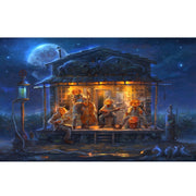Ingooood Jigsaw Puzzle 1000 Pieces- Halloween Series- The Pumpkins. - Entertainment Toys for Adult Special Graduation or Birthday Gift Home Decor - Ingooood jigsaw puzzle 1000 piece