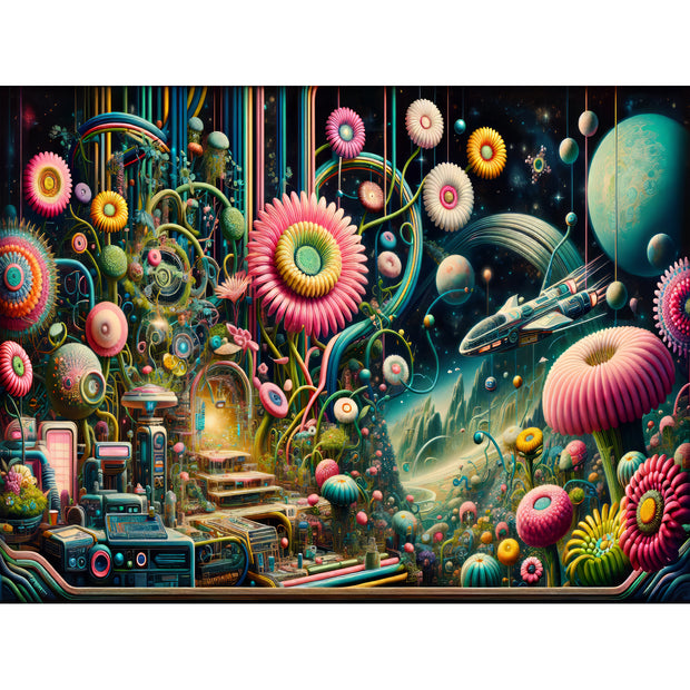 Ingooood Jigsaw Puzzle 1000 Pieces- Abstract World - Entertainment Toys for Adult Special Graduation or Birthday Gift Home Decor - Ingooood jigsaw puzzle 1000 piece