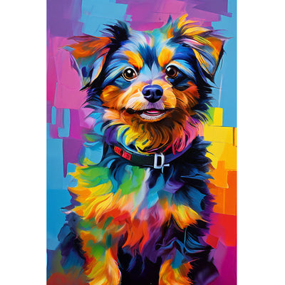 Ingooood Jigsaw Puzzle 1000 Pieces- Colorful Puppy - Entertainment Toys for Adult Special Graduation or Birthday Gift Home Decor - Ingooood jigsaw puzzle 1000 piece