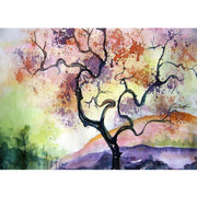 Ingooood Jigsaw Puzzle 1000 Pieces- watercolor tree - Entertainment Toys for Adult Special Graduation or Birthday Gift Home Decor - Ingooood jigsaw puzzle 1000 piece
