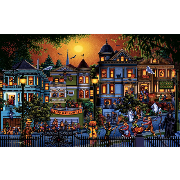 Ingooood Jigsaw Puzzle 1000 Pieces- Happy Halloween - Entertainment Toys for Adult Special Graduation or Birthday Gift Home Decor - Ingooood jigsaw puzzle 1000 piece