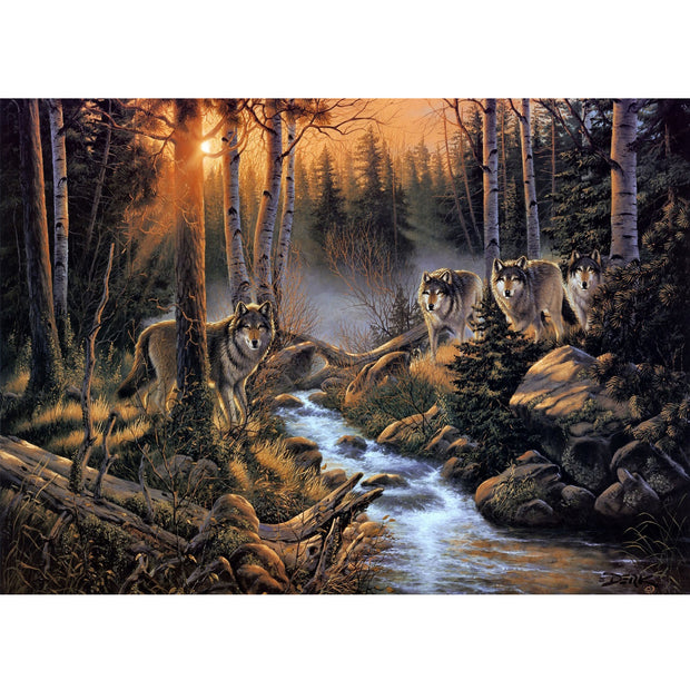 Ingooood Jigsaw Puzzle 1000 Pieces- Timberwolves - Entertainment Toys for Adult Special Graduation or Birthday Gift Home Decor - Ingooood jigsaw puzzle 1000 piece