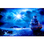Ingooood Jigsaw Puzzle 1000 Pieces- Ghost Sailboat - Entertainment Toys for Adult Special Graduation or Birthday Gift Home Decor - Ingooood jigsaw puzzle 1000 piece
