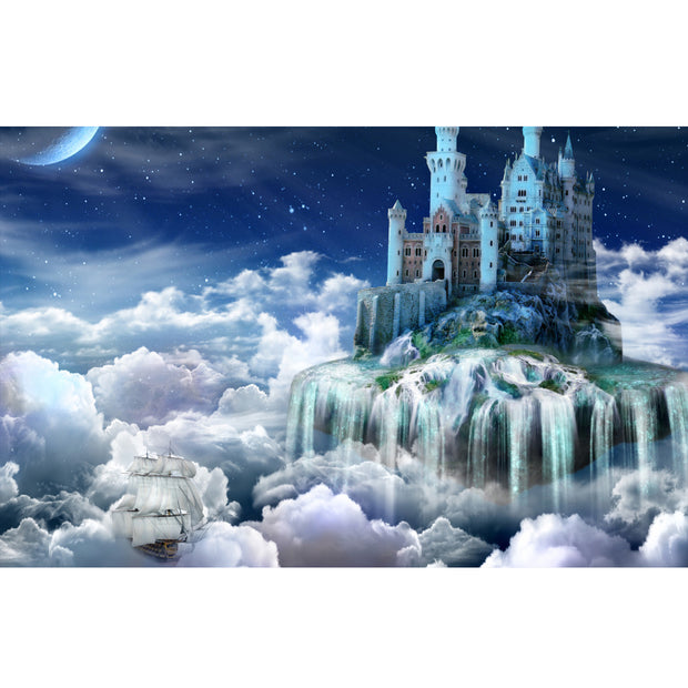 Ingooood Jigsaw Puzzle 1000 Pieces- Castle in the air - Entertainment Toys for Adult Special Graduation or Birthday Gift Home Decor - Ingooood jigsaw puzzle 1000 piece