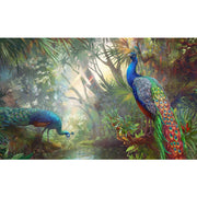 Ingooood Jigsaw Puzzle 1000 Pieces- Oil Painting-Woodland Peacock - Entertainment Toys for Adult Special Graduation or Birthday Gift Home Decor - Ingooood jigsaw puzzle 1000 piece