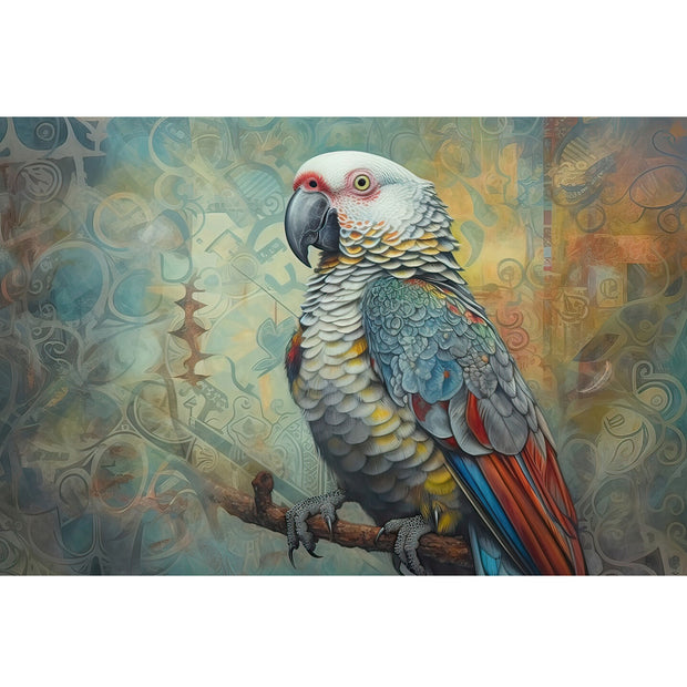 Ingooood Wooden Jigsaw Puzzle 1000 Piece - Multicoloured Parrot 3 - Ingooood jigsaw puzzle 1000 piece