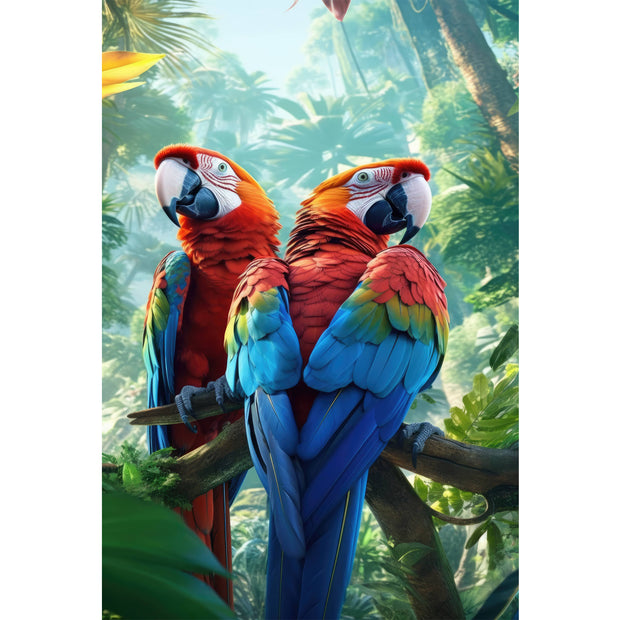 Ingooood Jigsaw Puzzle 1000 Pieces- Colored parrot 2 - Entertainment Toys for Adult Special Graduation or Birthday Gift Home Decor - Ingooood jigsaw puzzle 1000 piece