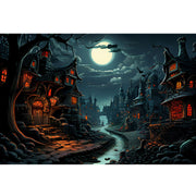 Ingooood Jigsaw Puzzle 1000 Pieces- Halloween Town - Entertainment Toys for Adult Special Graduation or Birthday Gift Home Decor - Ingooood jigsaw puzzle 1000 piece
