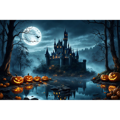 Ingooood Jigsaw Puzzle 1000 Pieces- Halloween Castle-3 - Entertainment Toys for Adult Special Graduation or Birthday Gift Home Decor - Ingooood jigsaw puzzle 1000 piece