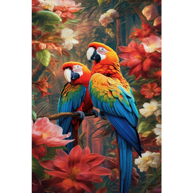 Ingooood Jigsaw Puzzle 1000 Pieces- Colored parrot 3 - Entertainment Toys for Adult Special Graduation or Birthday Gift Home Decor - Ingooood jigsaw puzzle 1000 piece