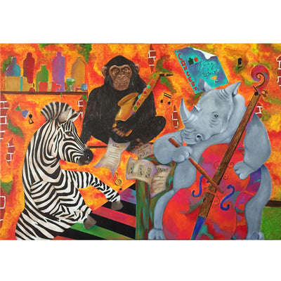 Ingooood Jigsaw Puzzle 1000 Pieces- ANIMALS TRIO - Entertainment Toys for Adult Special Graduation or Birthday Gift Home Decor - Ingooood jigsaw puzzle 1000 piece