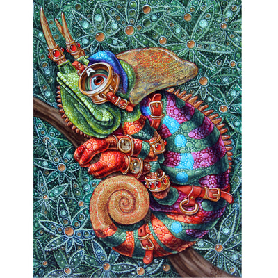 Ingooood Jigsaw Puzzle 1000 Pieces- CHAMELEON - Entertainment Toys for Adult Special Graduation or Birthday Gift Home Decor - Ingooood jigsaw puzzle 1000 piece