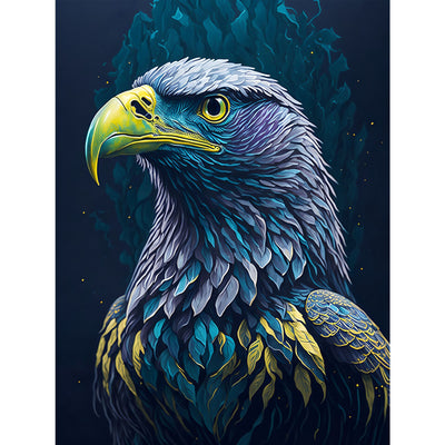 Ingooood Jigsaw Puzzle 1000 Pieces- ELEGANT PORTRAIT OF AN EAGLE - Entertainment Toys for Adult Special Graduation or Birthday Gift Home Decor - Ingooood jigsaw puzzle 1000 piece