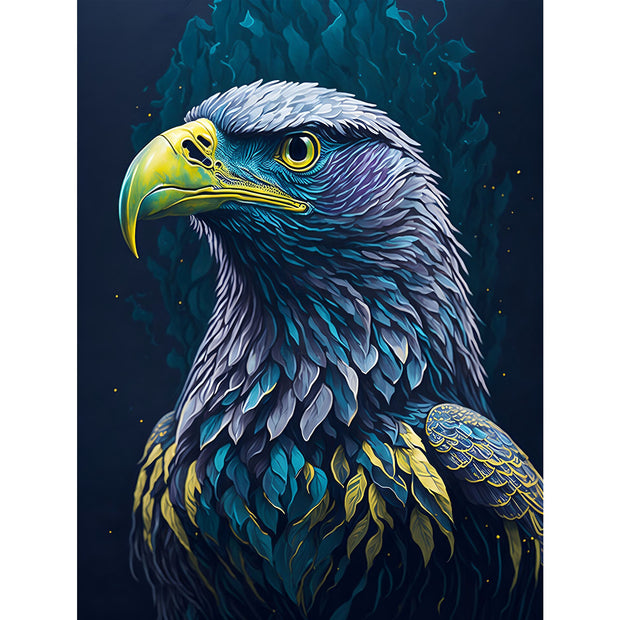 Ingooood Jigsaw Puzzle 1000 Pieces- ELEGANT PORTRAIT OF AN EAGLE - Entertainment Toys for Adult Special Graduation or Birthday Gift Home Decor - Ingooood jigsaw puzzle 1000 piece