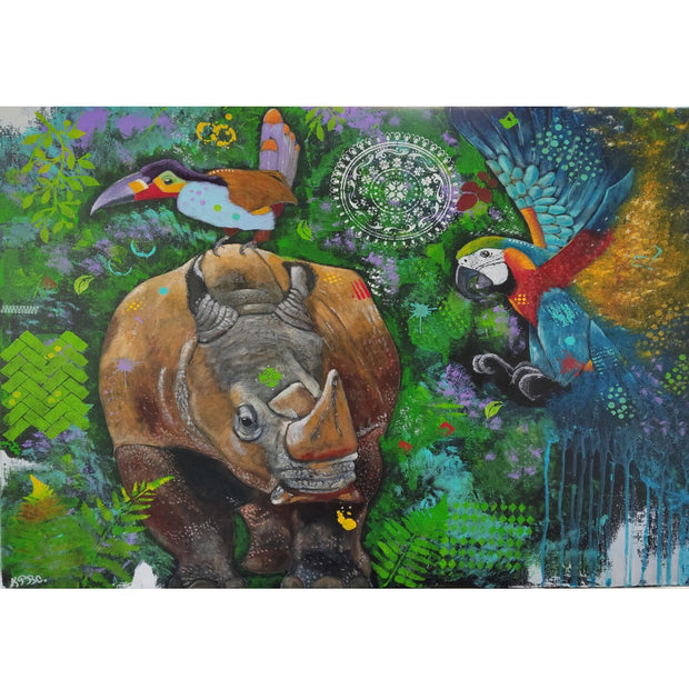 Ingooood Jigsaw Puzzle 1000 Pieces- ESPRIT SAUVAGE-RÊVERIES - Entertainment Toys for Adult Special Graduation or Birthday Gift Home Decor - Ingooood jigsaw puzzle 1000 piece