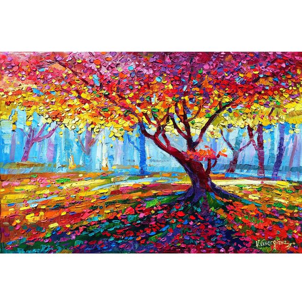 Ingooood Jigsaw Puzzle 1000 Pieces- GOLDEN SEASON TREE 3 - Entertainment Toys for Adult Special Graduation or Birthday Gift Home Decor - Ingooood jigsaw puzzle 1000 piece