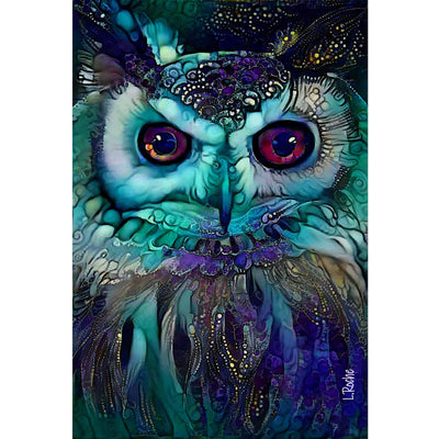 Ingooood Jigsaw Puzzle 1000 Pieces- OWL NIGHT - Entertainment Toys for Adult Special Graduation or Birthday Gift Home Decor - Ingooood jigsaw puzzle 1000 piece
