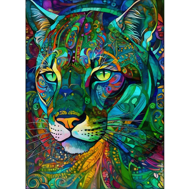 Ingooood Jigsaw Puzzle 1000 Pieces- PUMA PRAIRIE - Entertainment Toys for Adult Special Graduation or Birthday Gift Home Decor - Ingooood jigsaw puzzle 1000 piece
