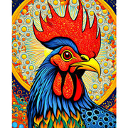 Ingooood Jigsaw Puzzle 1000 Pieces- THE PSYCHEDELIC FARM - COQ 1 - Entertainment Toys for Adult Special Graduation or Birthday Gift Home Decor