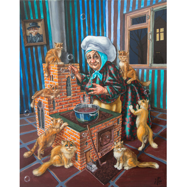 Ingooood Jigsaw Puzzle 1000 Pieces- TIME OF HUNGRY CATS - Entertainment Toys for Adult Special Graduation or Birthday Gift Home Decor - Ingooood jigsaw puzzle 1000 piece