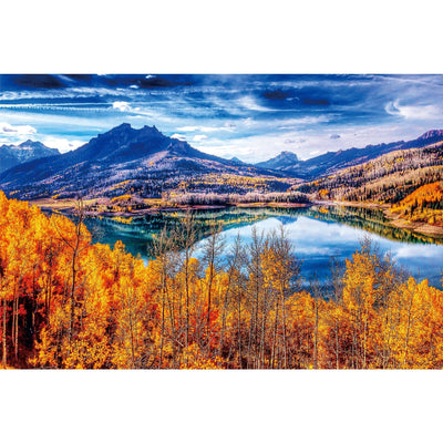 Ingooood Wooden Jigsaw Puzzle 1000 Pieces for Adult-Autumn lake - Ingooood jigsaw puzzle 1000 piece