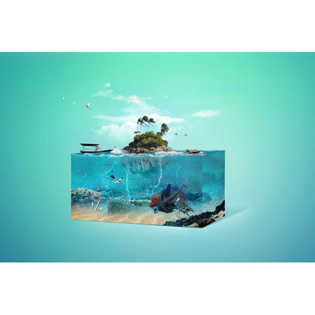 Ingooood Wooden Jigsaw Puzzle 1000 Pieces for Adult- Small World - Ingooood jigsaw puzzle 1000 piece